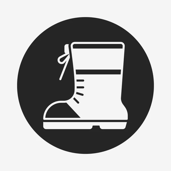 Camping boot ikonen — Stock vektor