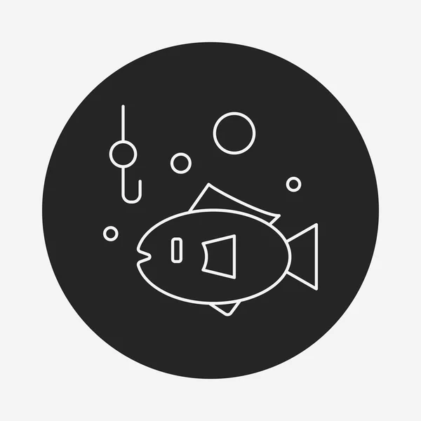 Fishing line icon — Stock Vector