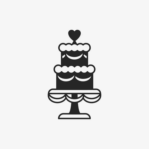 甜点蛋糕图标 — 图库矢量图片