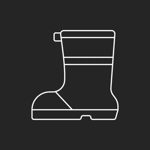 Camping boot-ikonen — Stock vektor