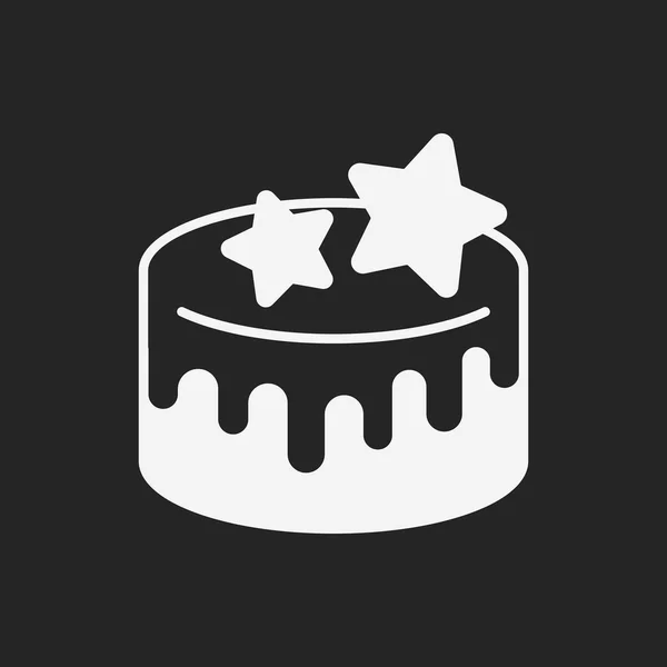 Dessert taart pictogram — Stockvector