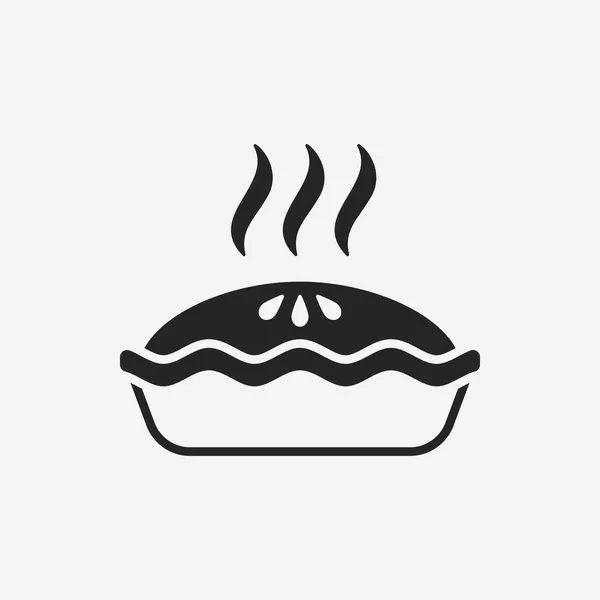 Icône tarte — Image vectorielle