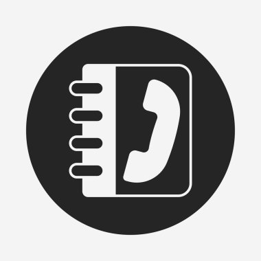 ilgili kişi telefon simgesi