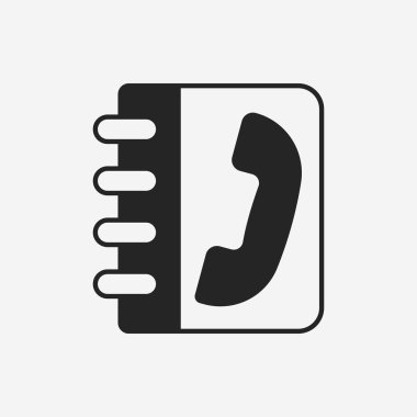 ilgili kişi telefon simgesi