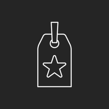 etiket satırı simgesi