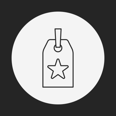 etiket satırı simgesi