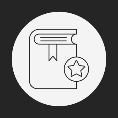 medya kitap satırı simgesi