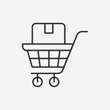 çevrimiçi alışveriş simgesi