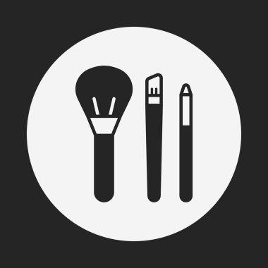 Makyaj fırça simgesini