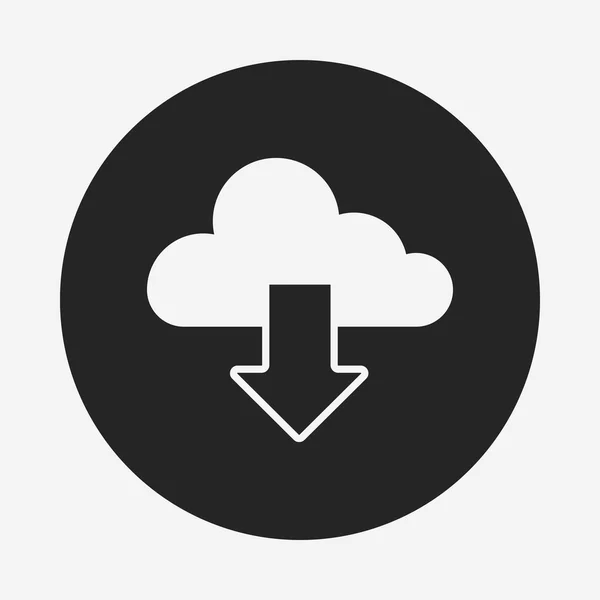 I-cloud-Symbol — Stockvektor