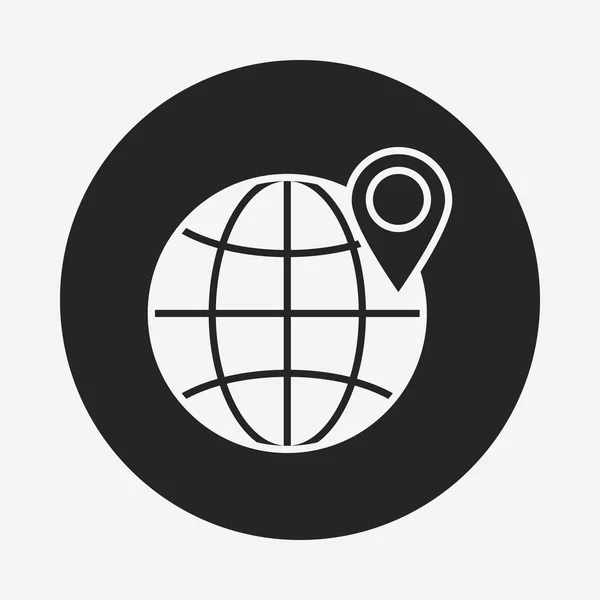 Icono global de Internet — Vector de stock