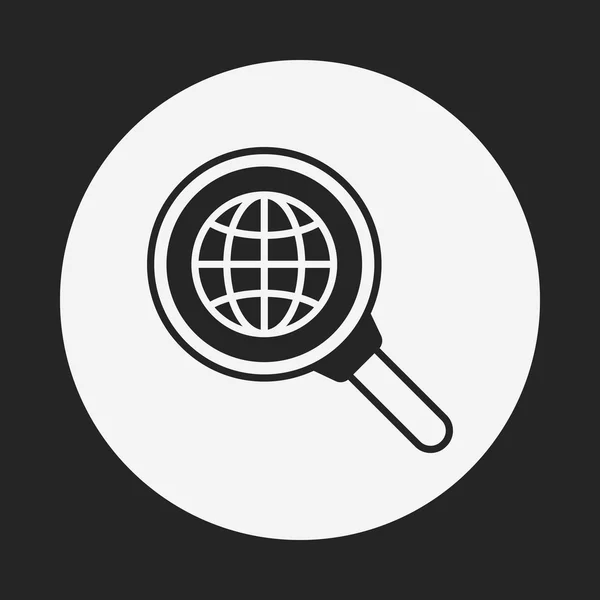 Global internet icon — Stock Vector