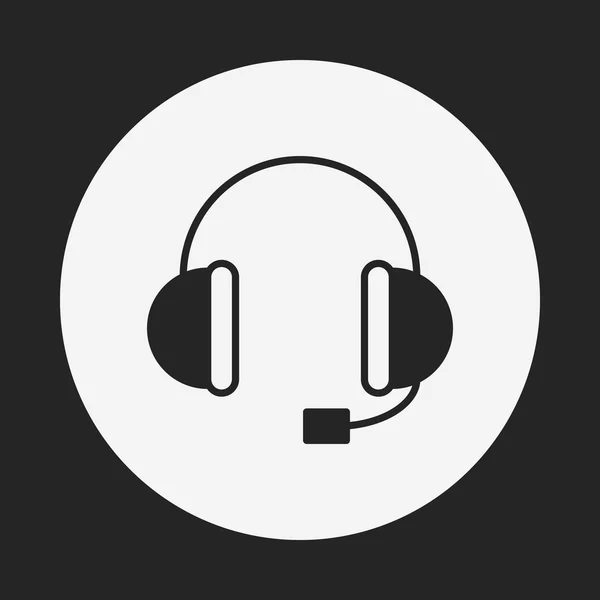 Headphone icon — Stock Vector