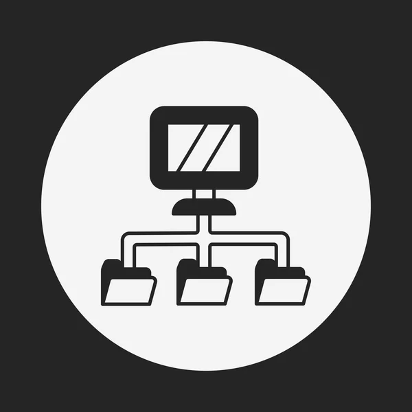 Ícone de computador —  Vetores de Stock