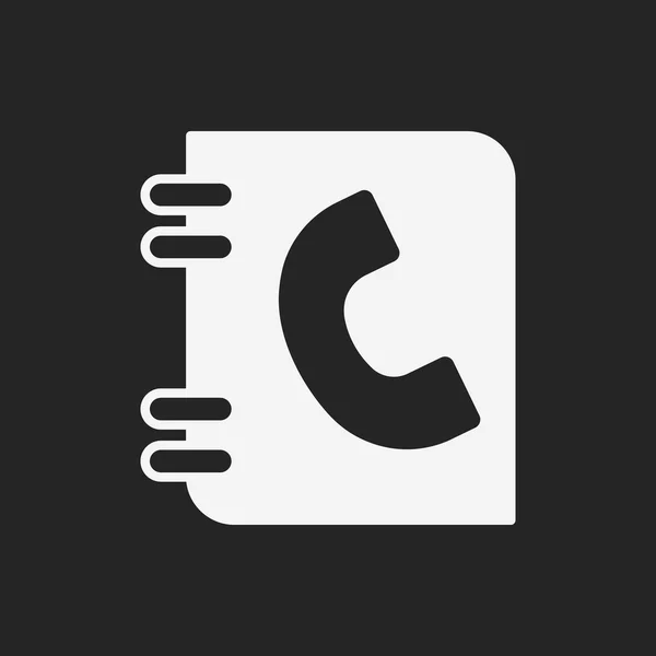 Contacto Icon — Vector de stock