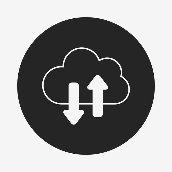 I-cloud pictogram — Stockvector