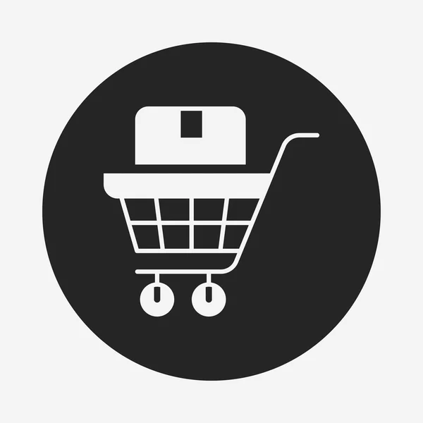 Icona dello shopping online — Vettoriale Stock