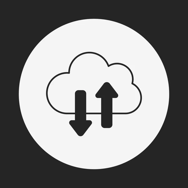 I-cloud pictogram — Stockvector