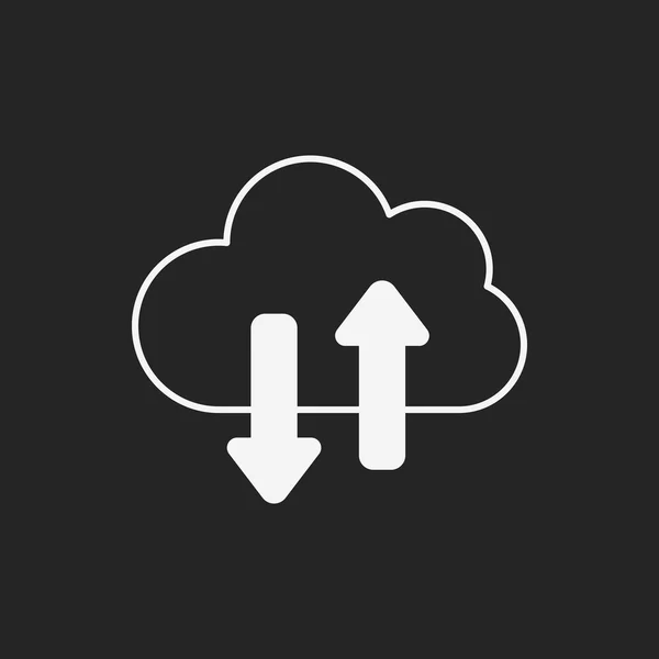 I-cloud pictogram — Stockvector