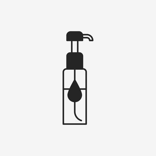 Kosmetika flaskor ikonen — Stock vektor