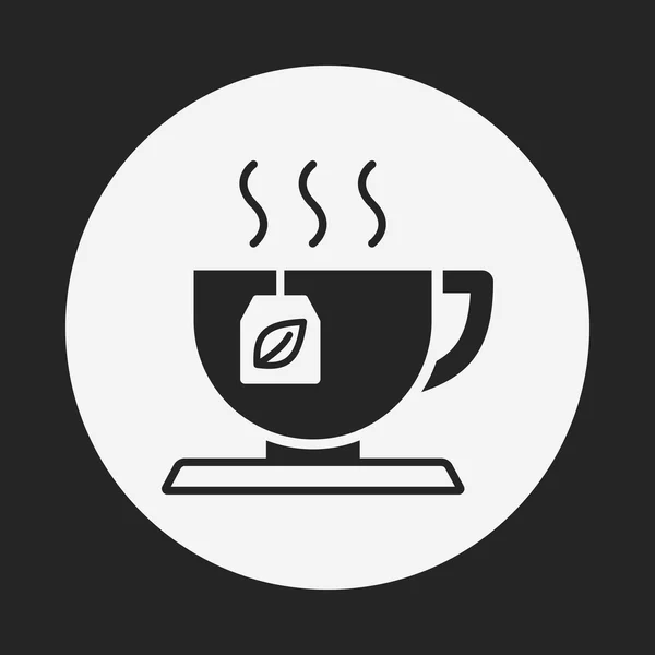 Hete thee pictogram — Stockvector