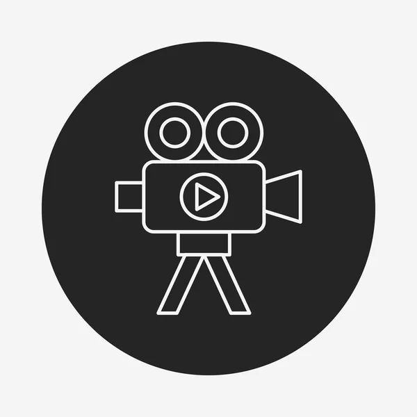 Video satırı simgesi — Stok Vektör