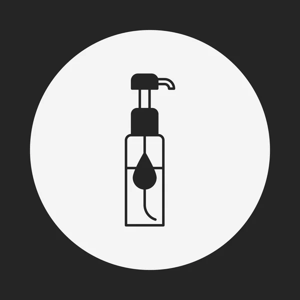 Ícone de garrafas cosméticos — Vetor de Stock