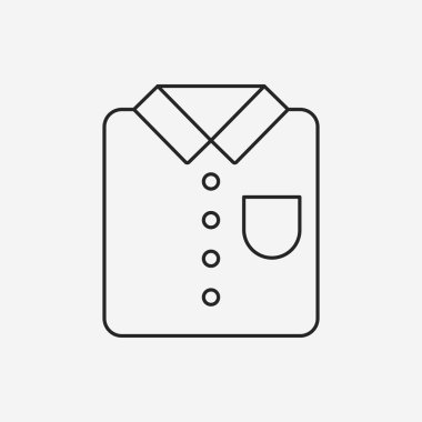 elbise satırı simgesi