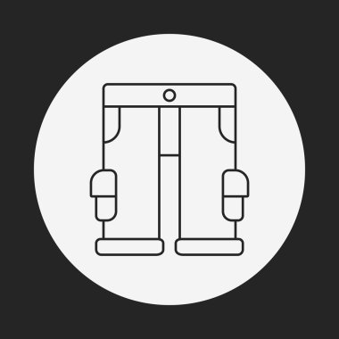 pantolon satırı simgesi