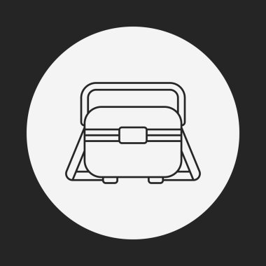 Balık tutma kutusu satırı simgesi