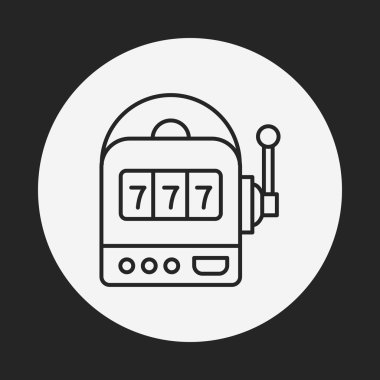 Slot makinesidir satırı simgesi