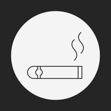 duman satırı simgesi