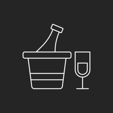 Şampanya satırı simgesi