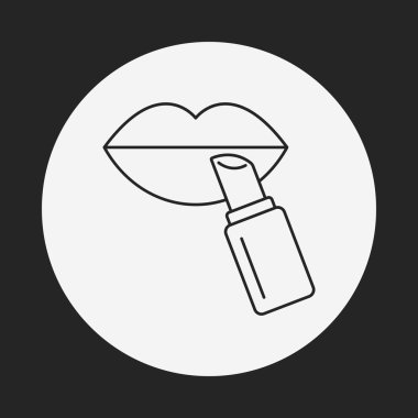 Ruj çizgisi simgesi