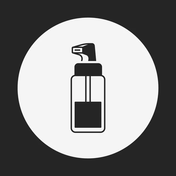Cosmetic bottles icon — Stock Vector
