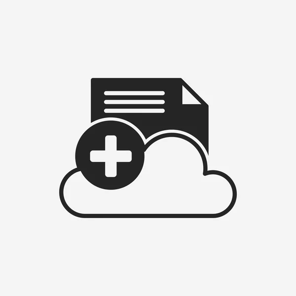 I-cloud-Symbol — Stockvektor