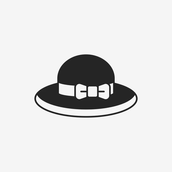 Icône chapeau soleil — Image vectorielle