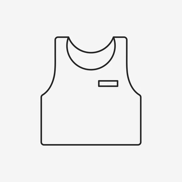 Icône de ligne vêtements — Image vectorielle