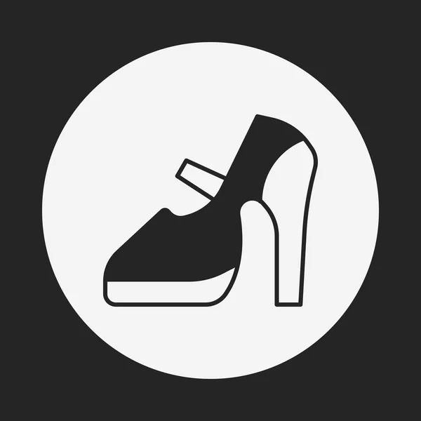 Schoenen pictogram — Stockvector