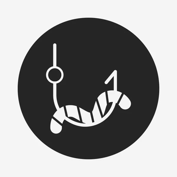 Fishing bait icon — Stock Vector