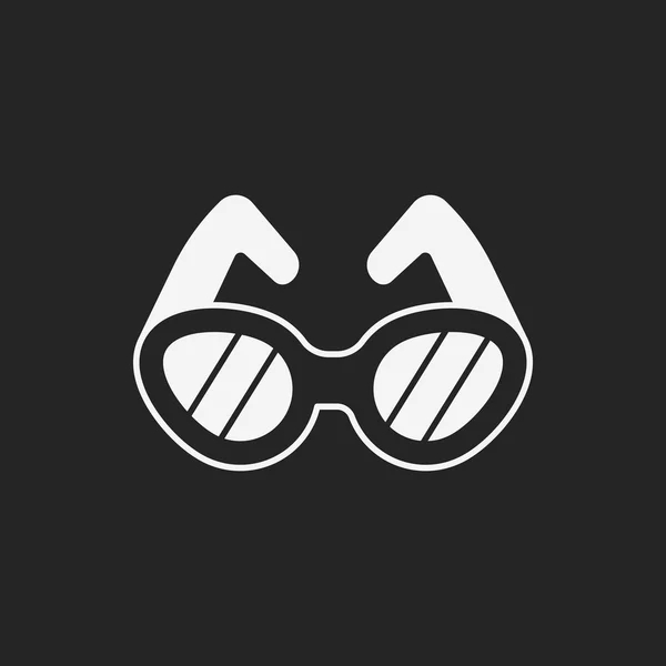 Icono de gafas — Vector de stock