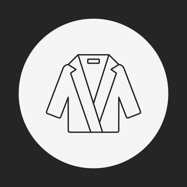 Línea de traje icono — Vector de stock