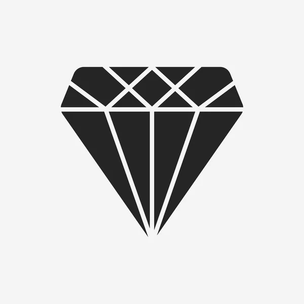 Ícone de diamante —  Vetores de Stock