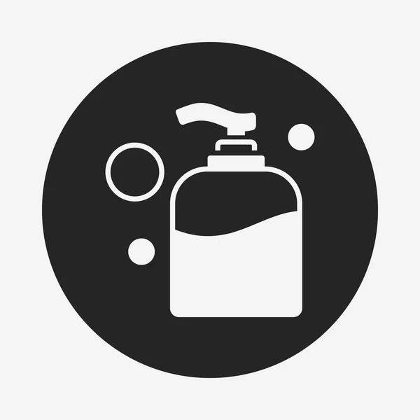 Icono de botellas cosméticas — Vector de stock