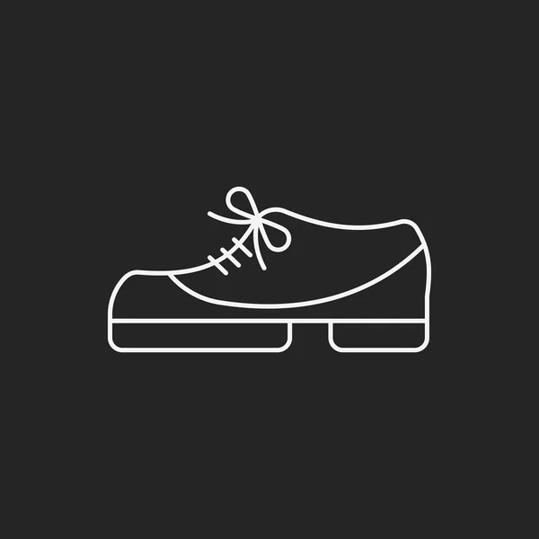 Sapatos ícone de linha —  Vetores de Stock