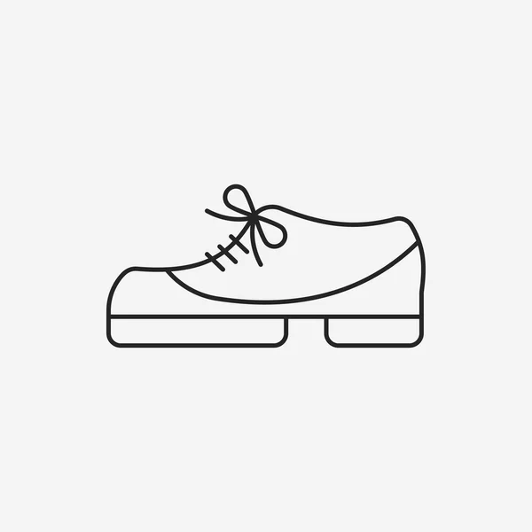 Sapatos ícone de linha —  Vetores de Stock