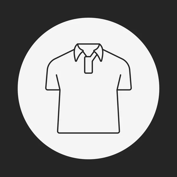 Εικονίδιο γραμμής ρούχα — Διανυσματικό Αρχείο
