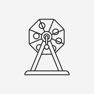 Casino rulet satırı simgesi