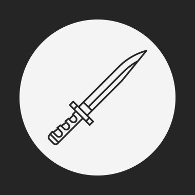 kılıç satırı simgesi