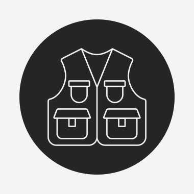 Balıkçı yeleği satırı simgesi